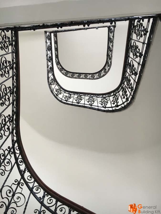 Kazinczy 35 lépcsőház felújítás